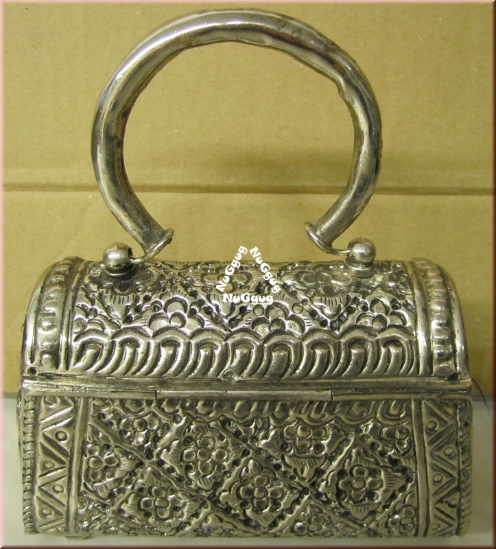 Schmuckkästchen "Handtasche", Metall, Schmuckbox