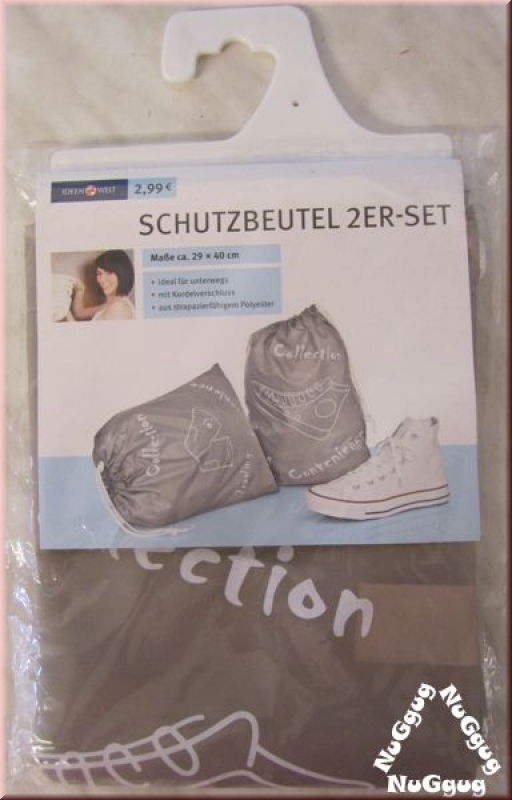 Schutzbeutel. Schuhbeutel, 2 Stück