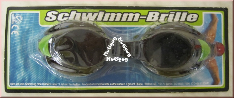 Schwimmbrille schwarz/grün