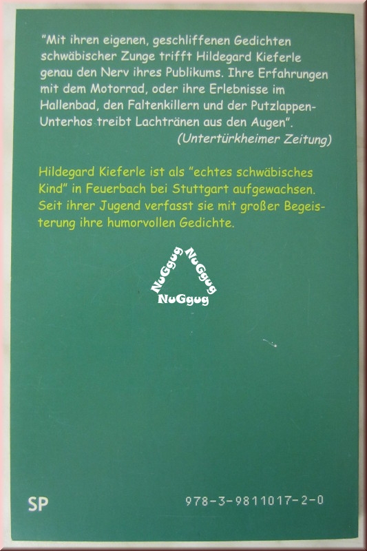 Dr Schwobahansl ond sei Weib, lustige und besinnliche Mundartgedichte einer schwäbischen Hausfrau