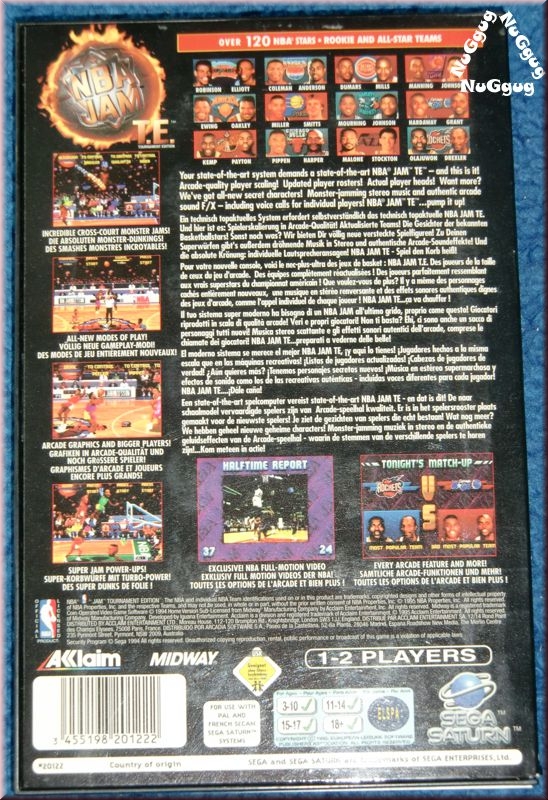 NBA JAM - We pumped up the Jam! . Sega Saturn