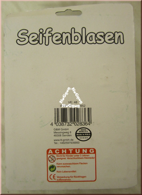 Seifenblasen, 3er Set