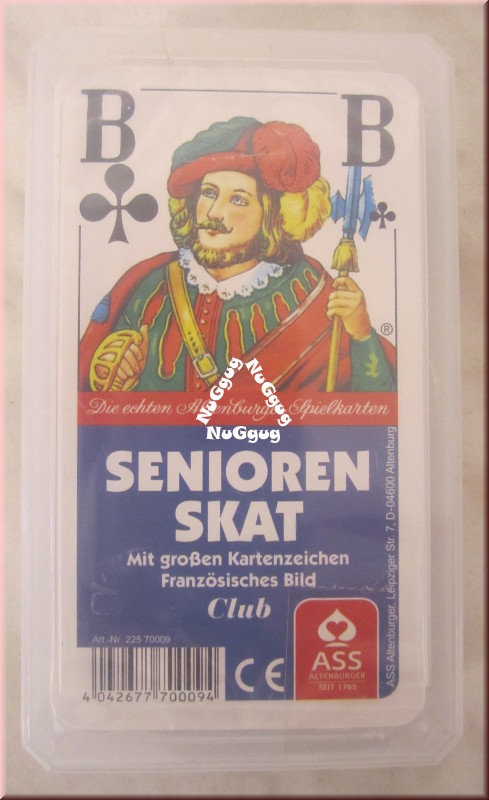 Senioren Skat, Skatkarten Französisches Bild, 32 Blatt, von ASS