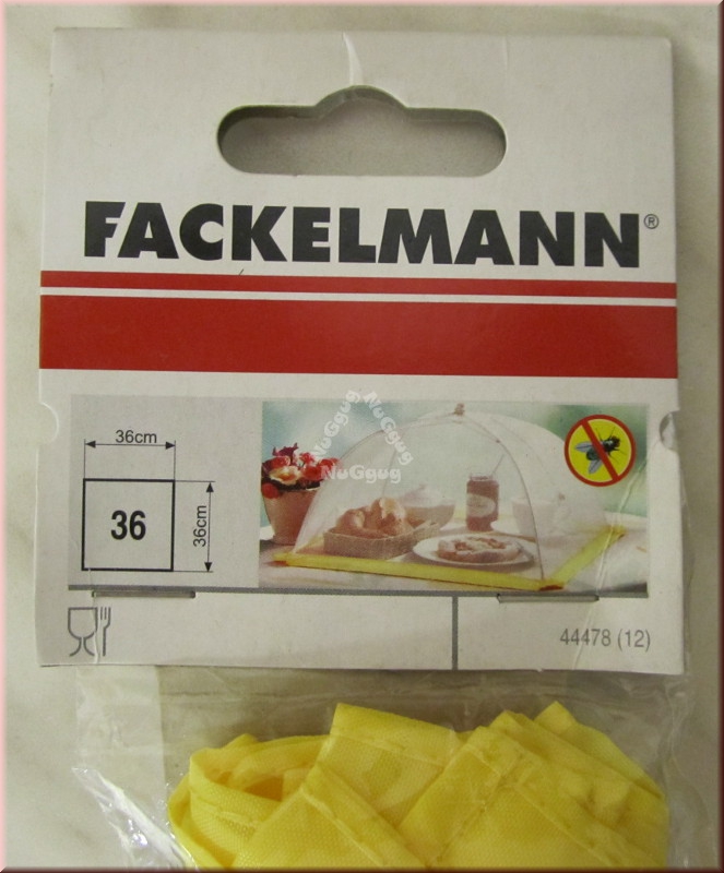 Speisehaube 44478 Fackelmann, 36 cm, Insektenschutzhaube, Fliegenschutz