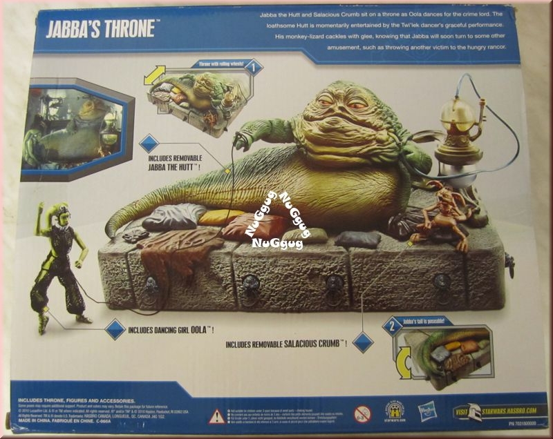 Star Wars Jabba's Throne includes dancing Girl Oola von Hasbro