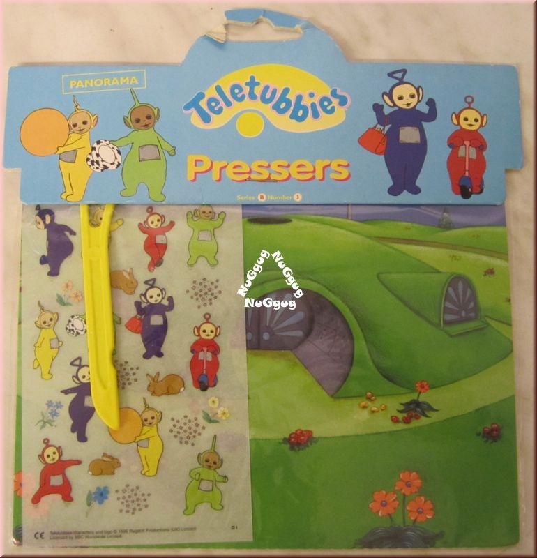 Teletubbies Panorama mit Rubbelbilder