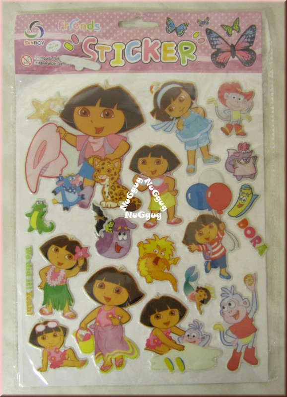 Friends 3D Soft Sticker, 20 verschiedene Motive