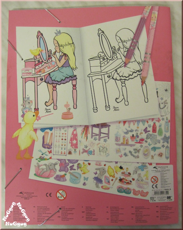 My Style Princess, Princess Mimi, Mal- und Stickerheft 8253_B