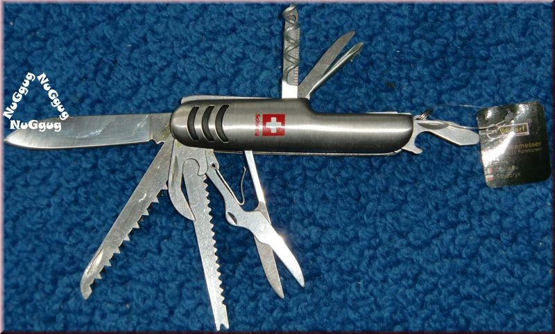 Taschenmesser Schweiz. 11 Funktionen