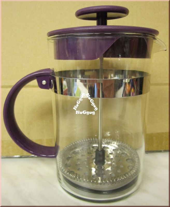 Kaffee- und Teebereiter lila, 0,8 Liter