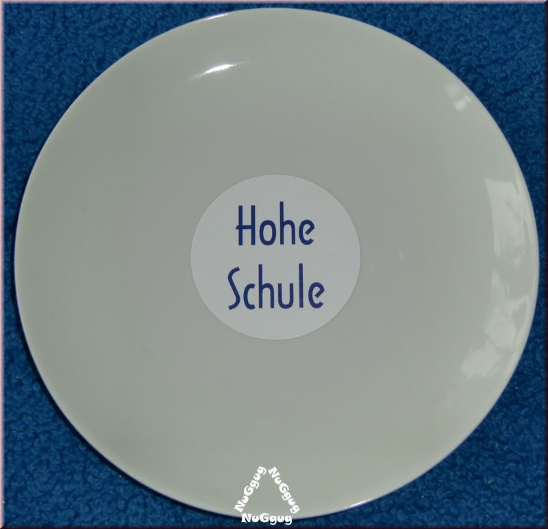 Pastateller "Hohe Schule". Porzellan weiß. 24 cm