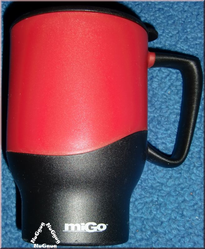 Thermobecher migo. two tone bell. rot/schwarz