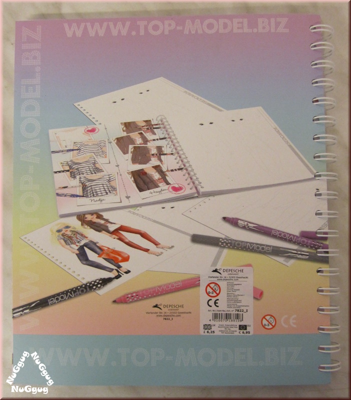 TopModel Love, Malbuch mit Malschule, 7822_I