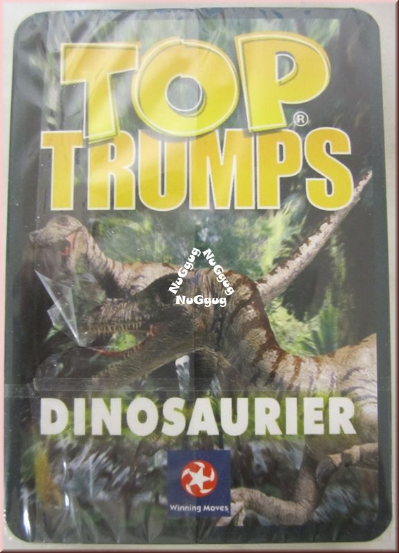 Top Trumps Dinosaurier, ohne PVC-Hülle