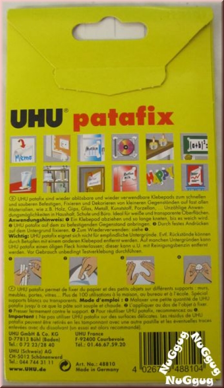 UHU patafix. 80 Klebepads