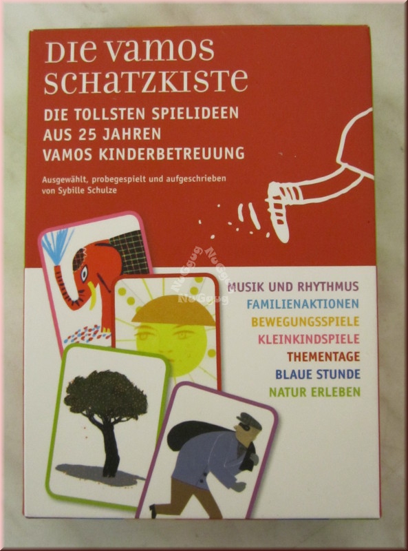 Die vamos Schatzkiste, Spielkarten mit Spielideen