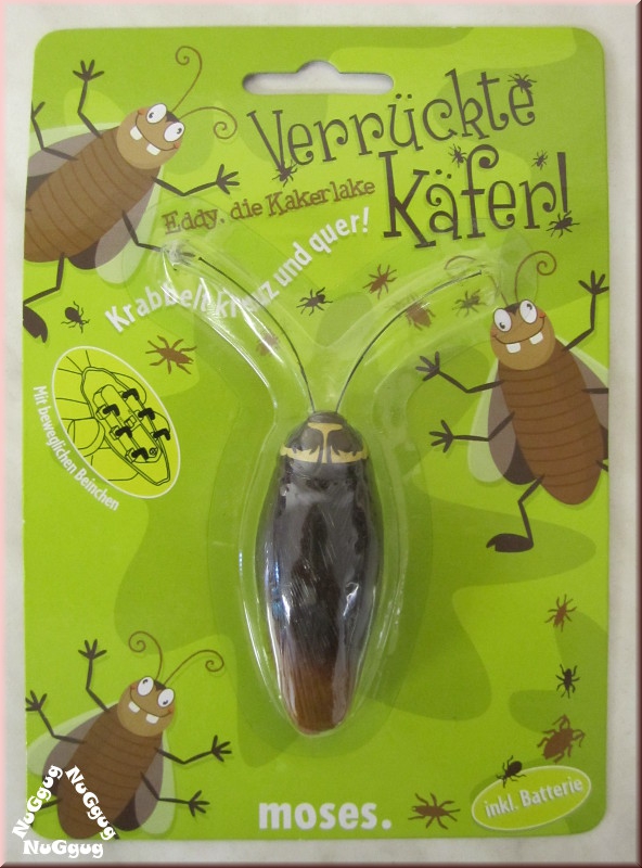 Verrückte Käfer, Eddy die Kakerlake, von Moses