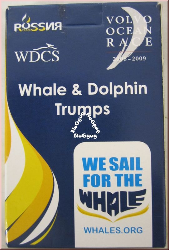 Whale & Dolphin Trumps, Wale und Delfine Quartett