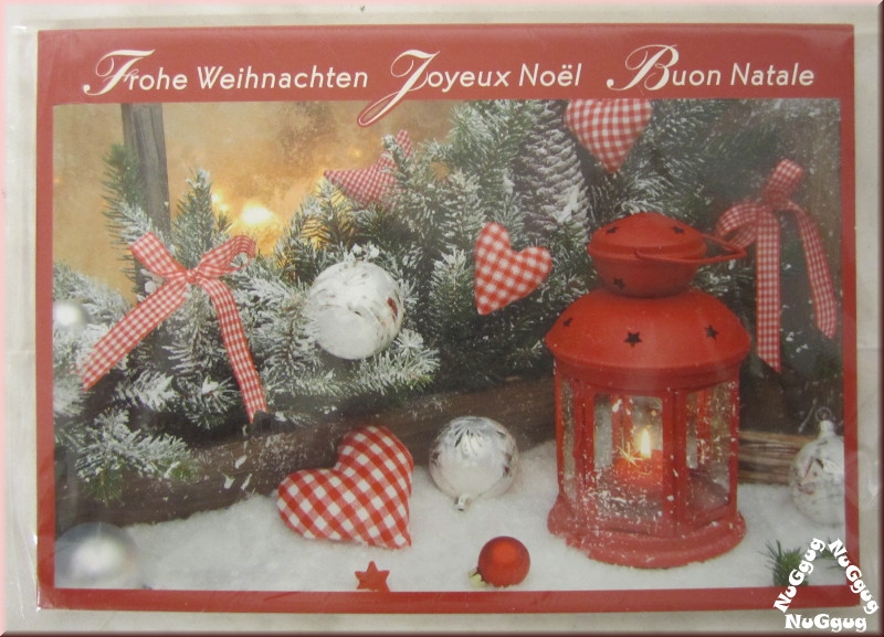 Weihnachtskarten "Frohe Weihnachten", 10 Stück