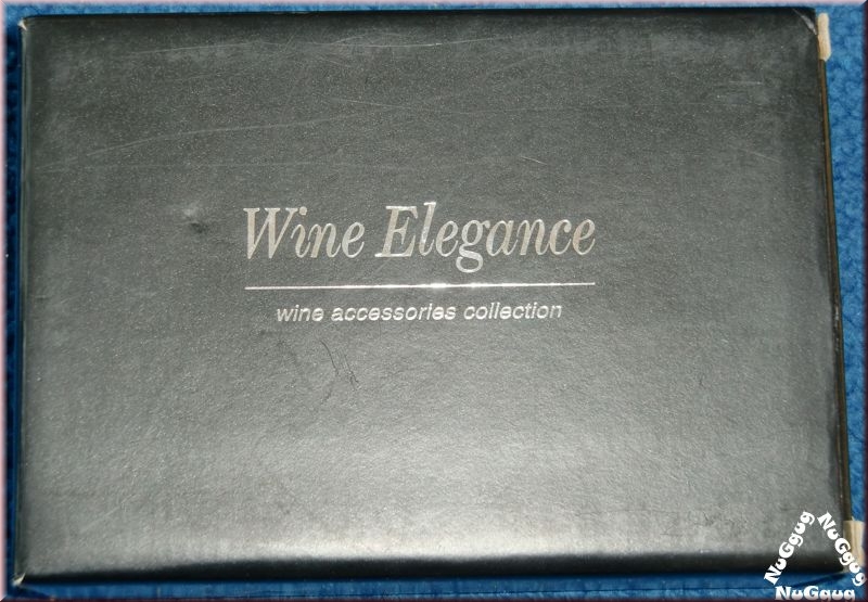Sommelier-Set "Wine Eleganze". 4-teilig in Holzbox