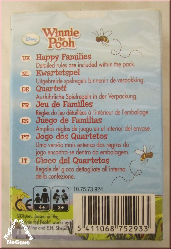 Winnie the Pooh Happy Families Quartett