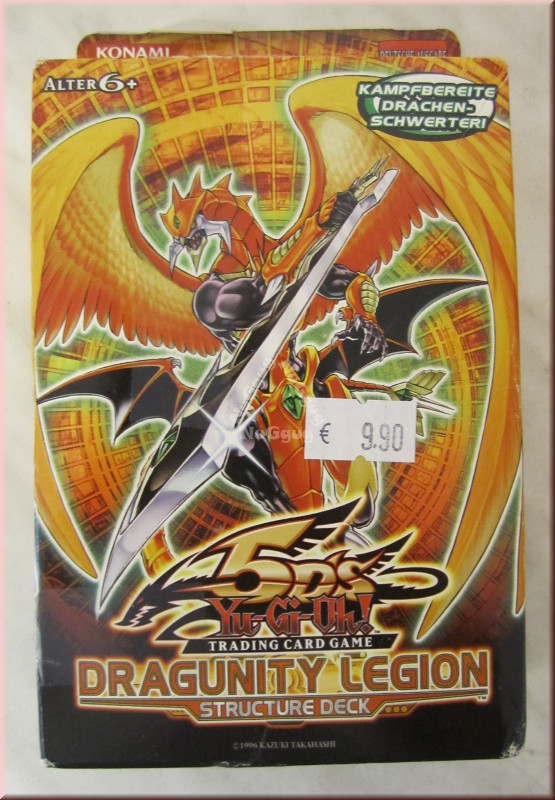 Konami Yu-Gi-Oh! 5D's Dragunity Legion Structure Deck, 1. Auflage, deutsche Ausgabe