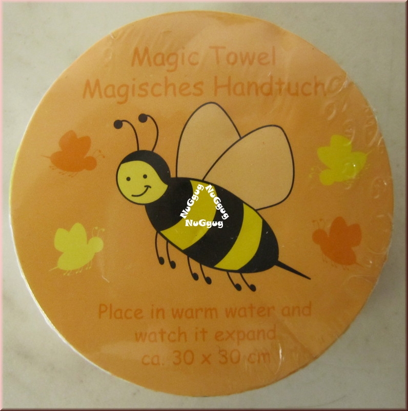 Zauberhandtuch Biene, magisches Handtuch, Magic Towel