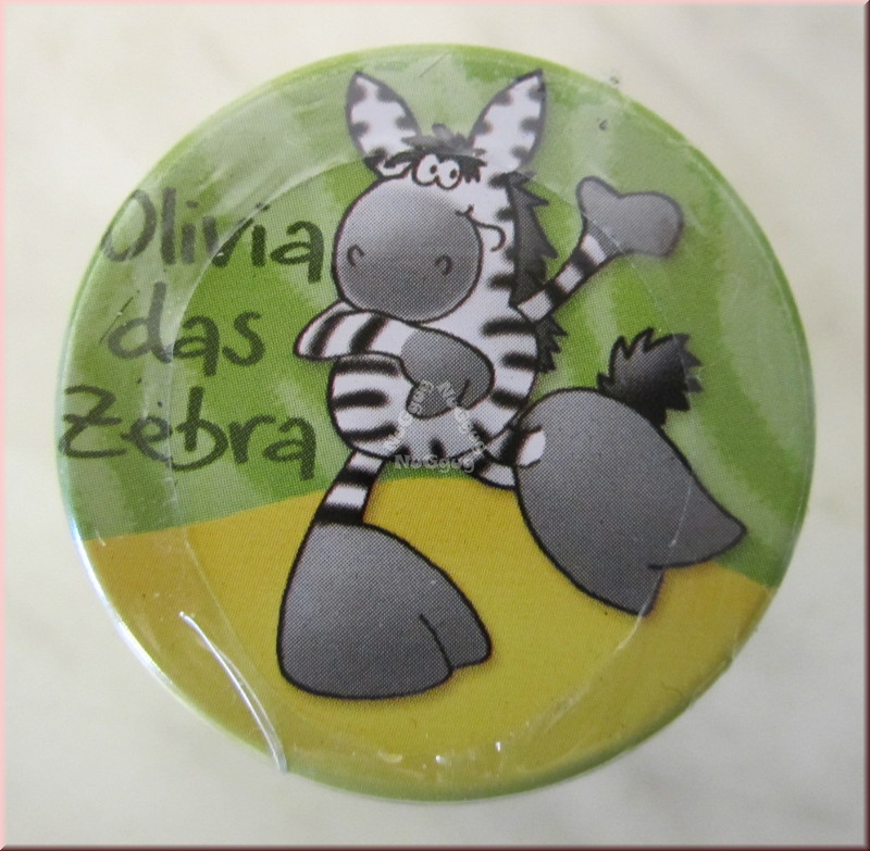 Zebra Olivia "Freunde wie Du..." in der Dose