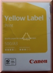 Kopierpapier A3 Canon Yellow Label, weiss, 80 g/m², 500 Blatt, Druckerpapier
