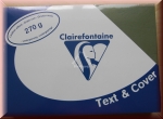 Einbanddeckel A4 ledergeprägt Clairefontaine Text & Cover 2703, dunkelgrün, 270 g/m², 100 Blatt, Deckblätter
