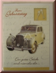Geburtstagskarte "Ein gutes Stück...", mit Umschlag, Motiv Auto