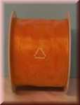Geschenkband "orange Ranken", 40mm x 2 m, Ribbon, Dekoband, Schleifenband