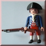 Playmobil Franzose, Soldat mit Dreispitzhut, Gewehr und Bajonett