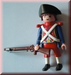 Playmobil Franzose, Soldat mit Dreispitzhut, Gewehr und Bajonett