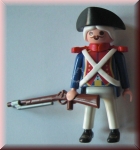 Playmobil Franzose, Soldat mit Dreispitzhut, Gewehr und Bajonett