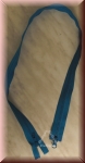 Reißverschluß YKK Vislon, türkis, 78 cm, Doppelreißverschluß