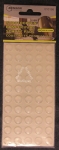 3D Tür Puffer Klebepads 10 x 3 mm, 50 Stück, Tropfen Klebepunkte