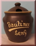 Senftopf "Bautzner Senf", braun