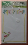 Motivpapier "Party Time", A4, DP 431 von sigel, 12 Blatt, 80g/m², Druckerpapier, Designpapier