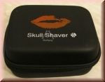 Skull Shaver Box, Reise Etui für Rotationsrasierer Pitbull und Butterfly, schwarz