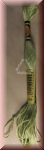 Stickgarn/Sticktwist Fligatto, 8 Meter, Farbe 369, pistaziengrün sehr hell