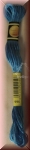 Stickgarn/Sticktwist Fligatto, 8 Meter, Farbe 996 elektrischblau mittel