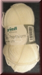 Wolle Lisa Premium, weiß, 50 Gramm, von gründl, Wollknäuel