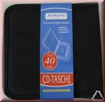 CD/DVD-Tasche für 40 CDs/DVDs, schwarz