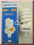 Energiesparlampe Lumovia Daylight Mini Spiral, 11 Watt, G9, 6400K
