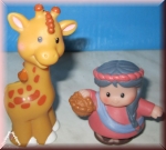Little People Arche Noah, 2 Figuren, Giraffe + Noahs Frau von FisherPrice