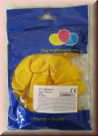 Herzluftballons, gelb, 30 cm, Herz Luftballons
