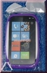 HTC Mozart/HD3 Silikonhülle. lila