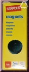 Magnete Staples. 10 Stück. schwarz. 25mm