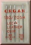 Nähmaschinennadeln 90 - 100, Leder 130/705 H von Organ